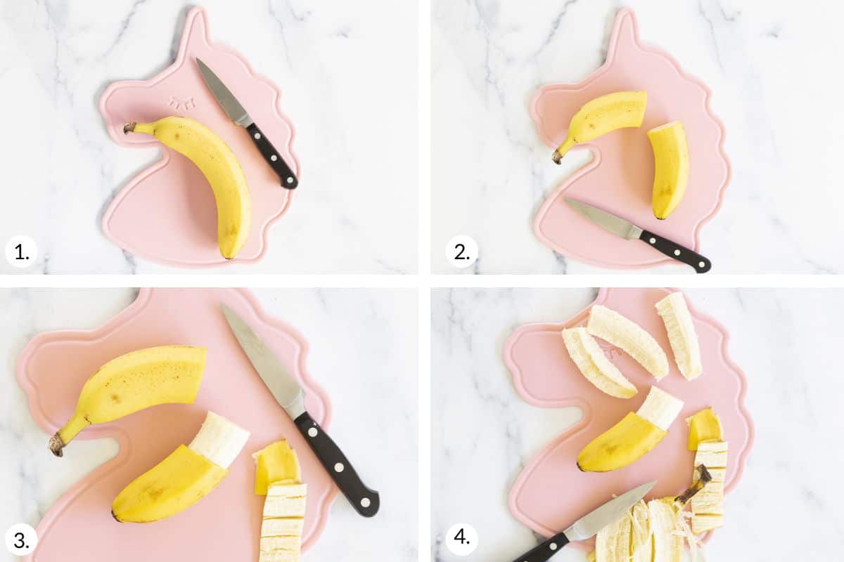 how to make blw banana step by step