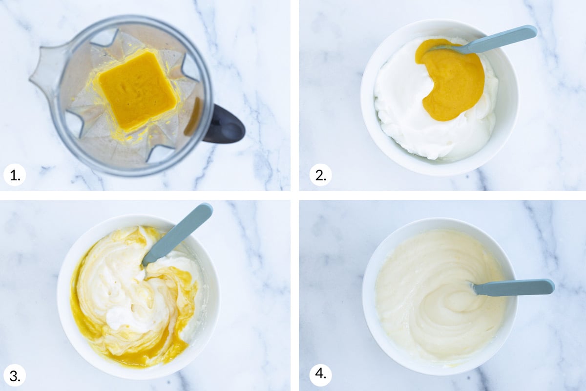 how to make mango yogurt step by step
