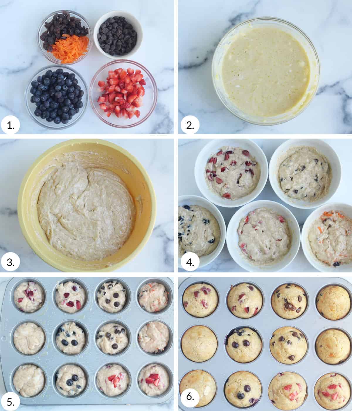 how to make yogurt muffins step by step