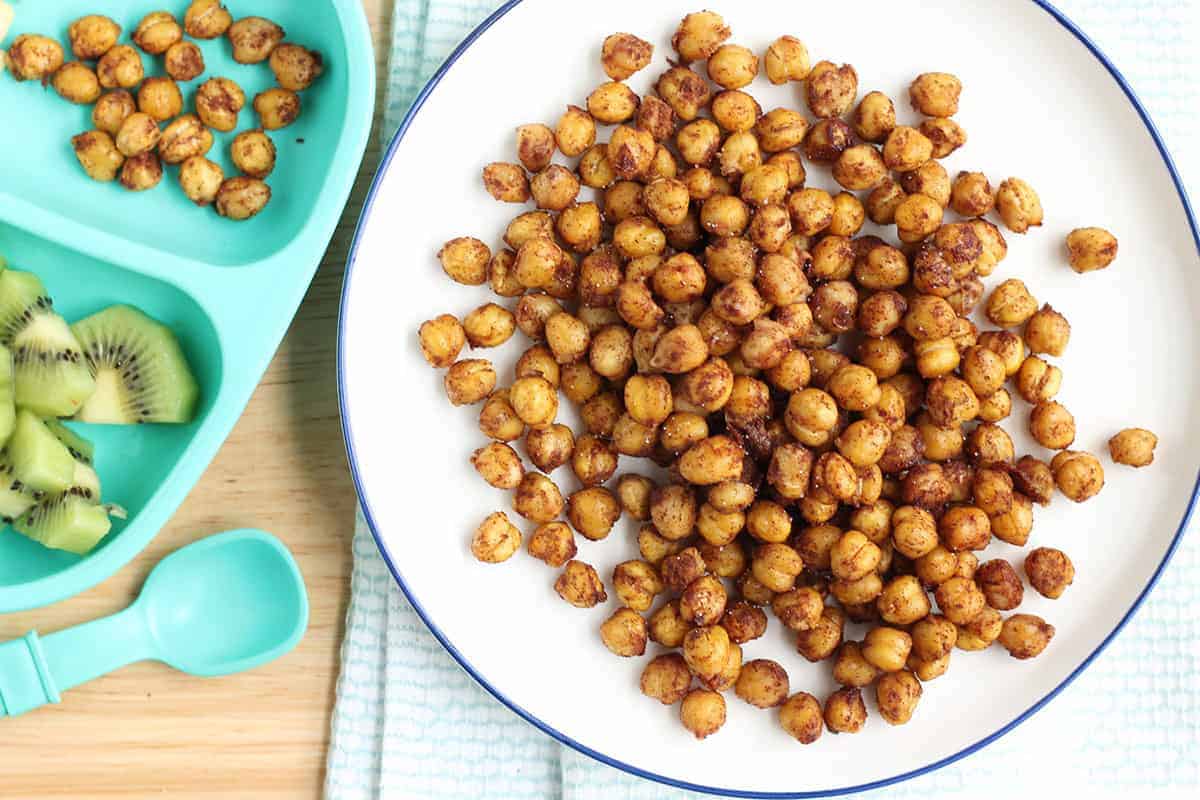 soft-roasted-chickpeas-on-white-plate