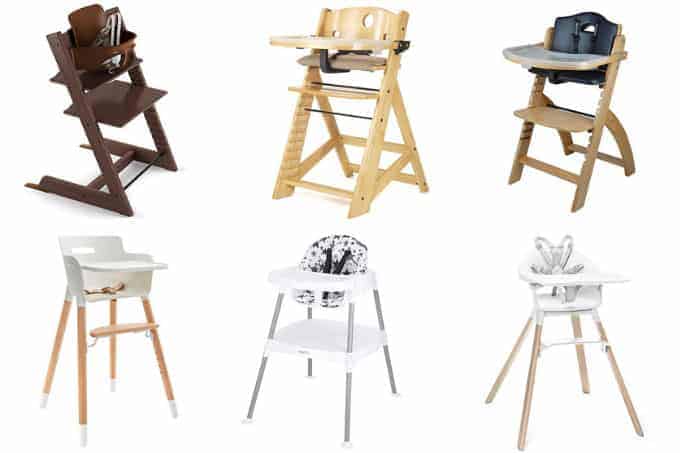 6 toddler highchairs in grid