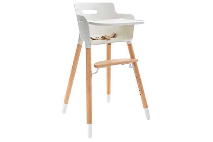 Weesprout adjustable highchair for babies and toddlers in white